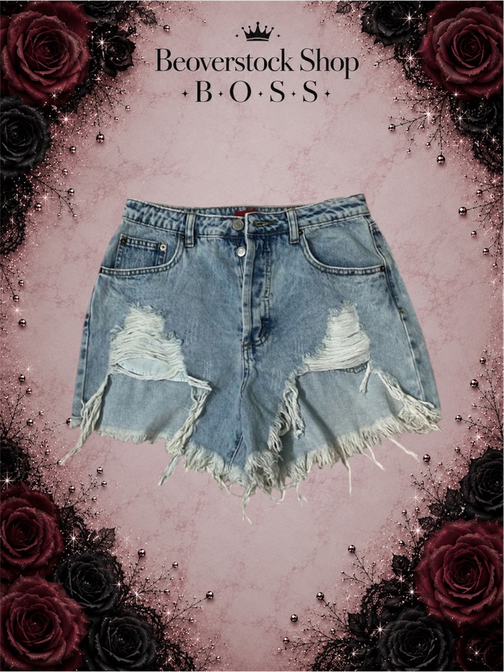 New NWT Women’s Hot Miami Styles Jean Shorts - M